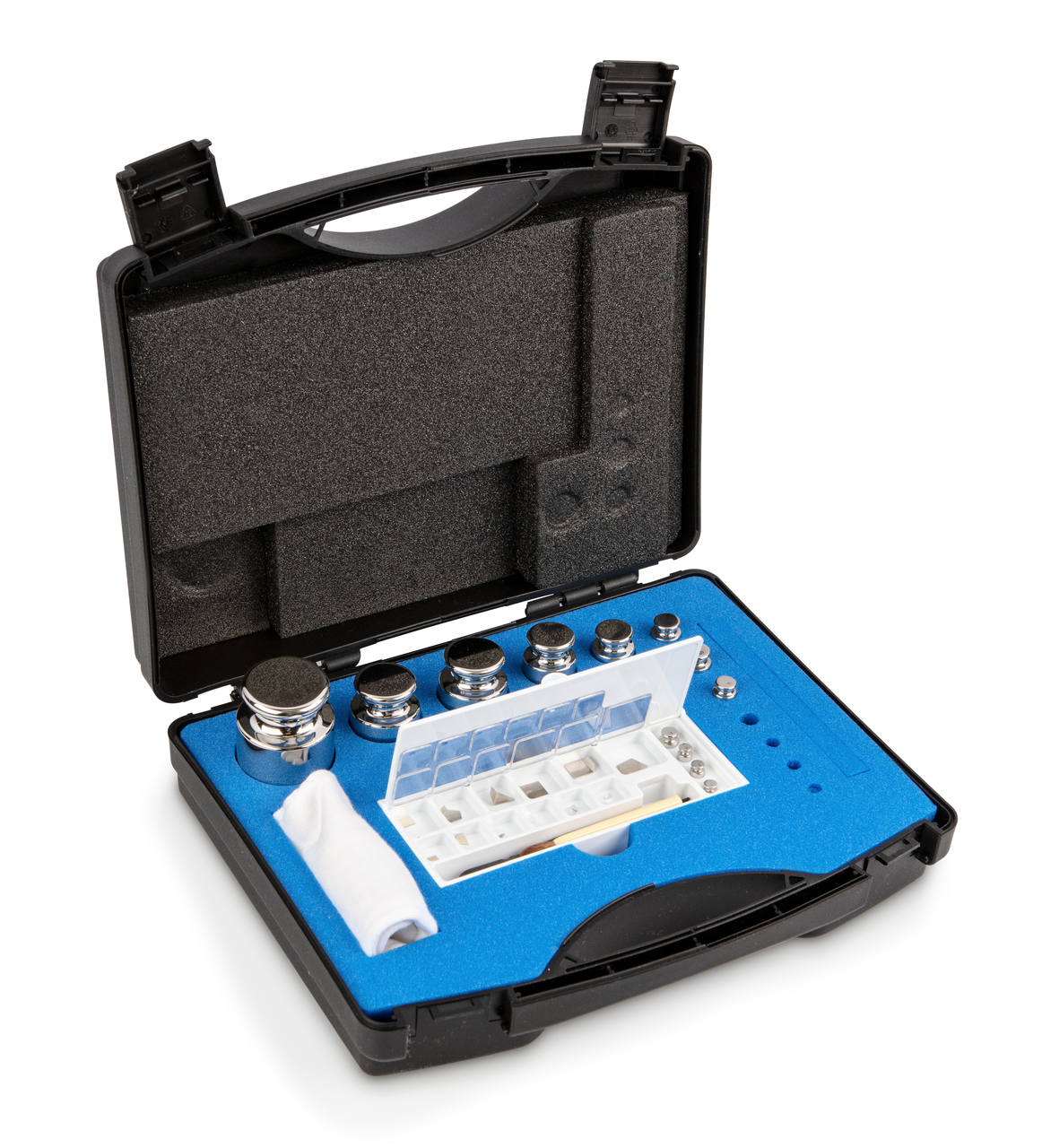 E1 1 mg - 500 g Gewichtsatz im Kunststoffkoffer