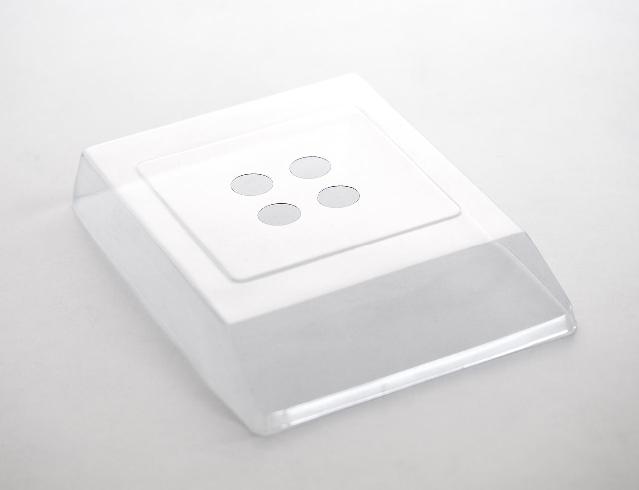 Arbeitsschutzhaube über Tastatur und Gehäuse für KERN 440 (Ø 81 mm)