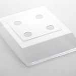 Arbeitsschutzhaube über Tastatur und Gehäuse für KERN 440 (130x130 mm)