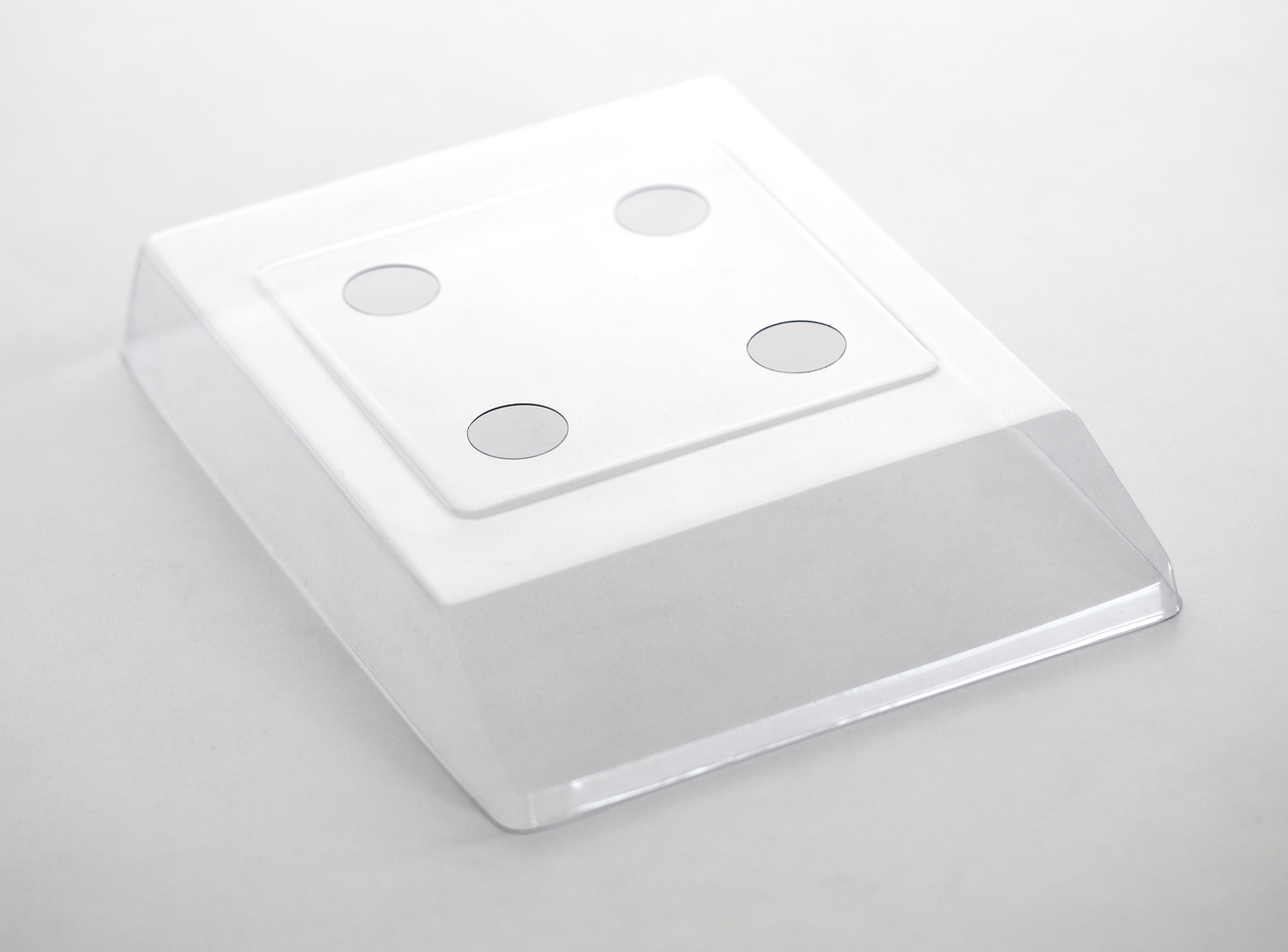 Arbeitsschutzhaube über Tastatur und Gehäuse für KERN 440 (130x130 mm)