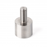 Adapter Stahl M12 Außengewinde - Feingewindebohrung M18x1