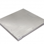 Wägebrücke Edelstahl 1500x1250x80 mm | Max 3000 kg | e=1 kg | d=1 kg |