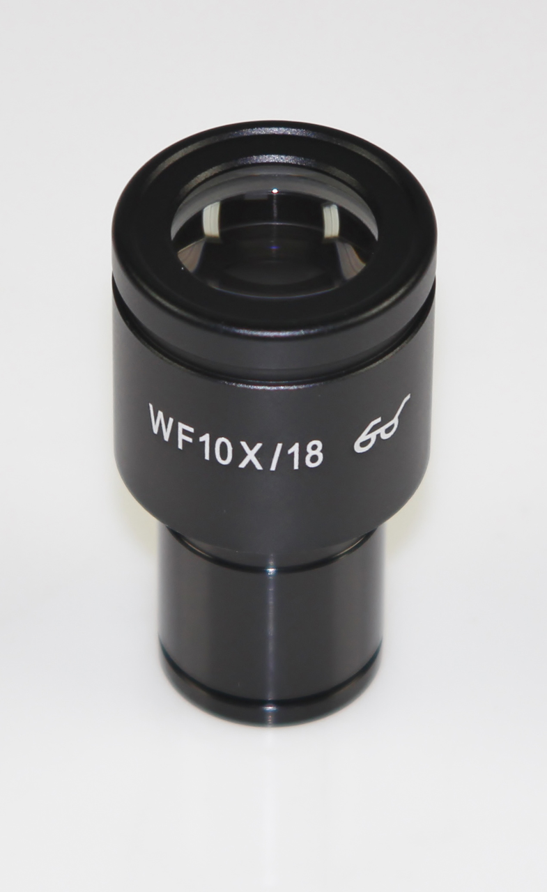 Okular HWF 10x / Ø 18mm mit Skala 0