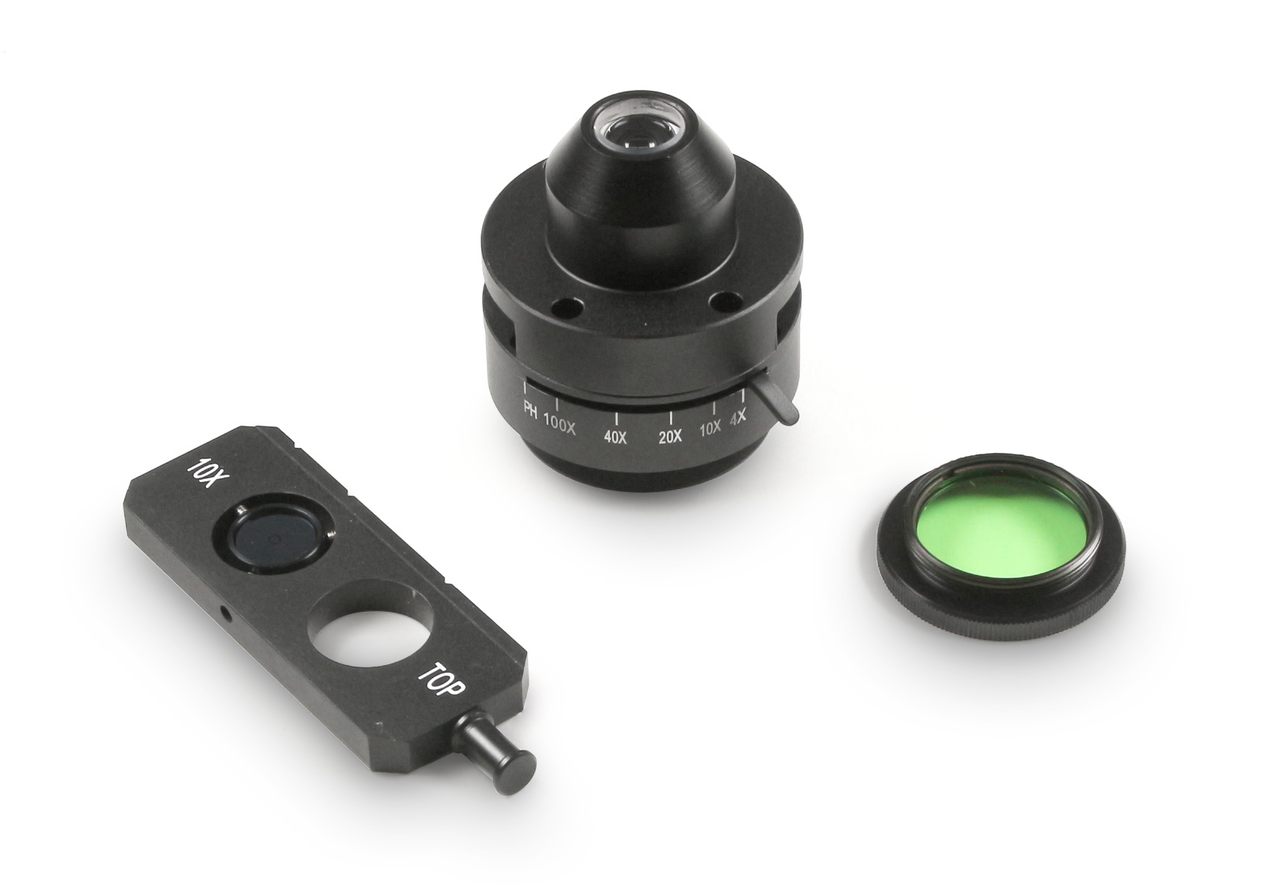 PH-Kondensor und PH-Schieber 10x für Phasenkontrasteinheit der Serie OBN-1