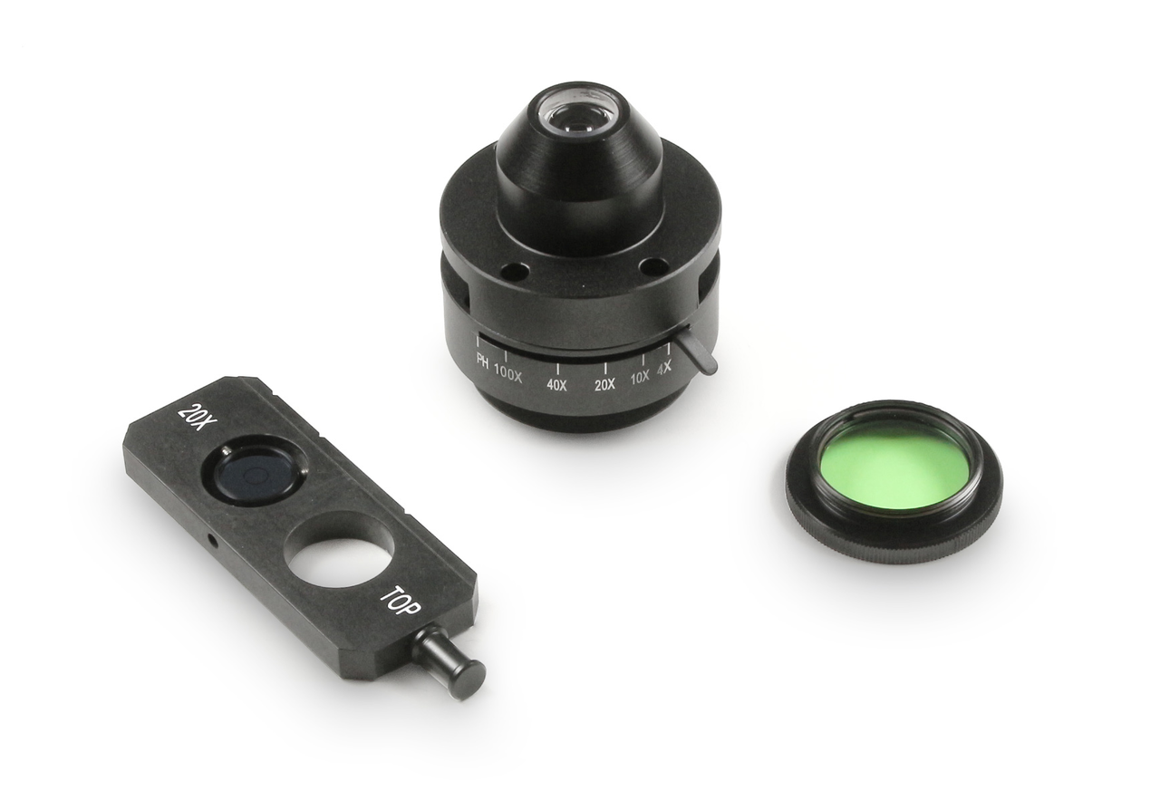 PH-Kondensor und PH-Schieber 20x für Phasenkontrasteinheit der Serie OBN-1