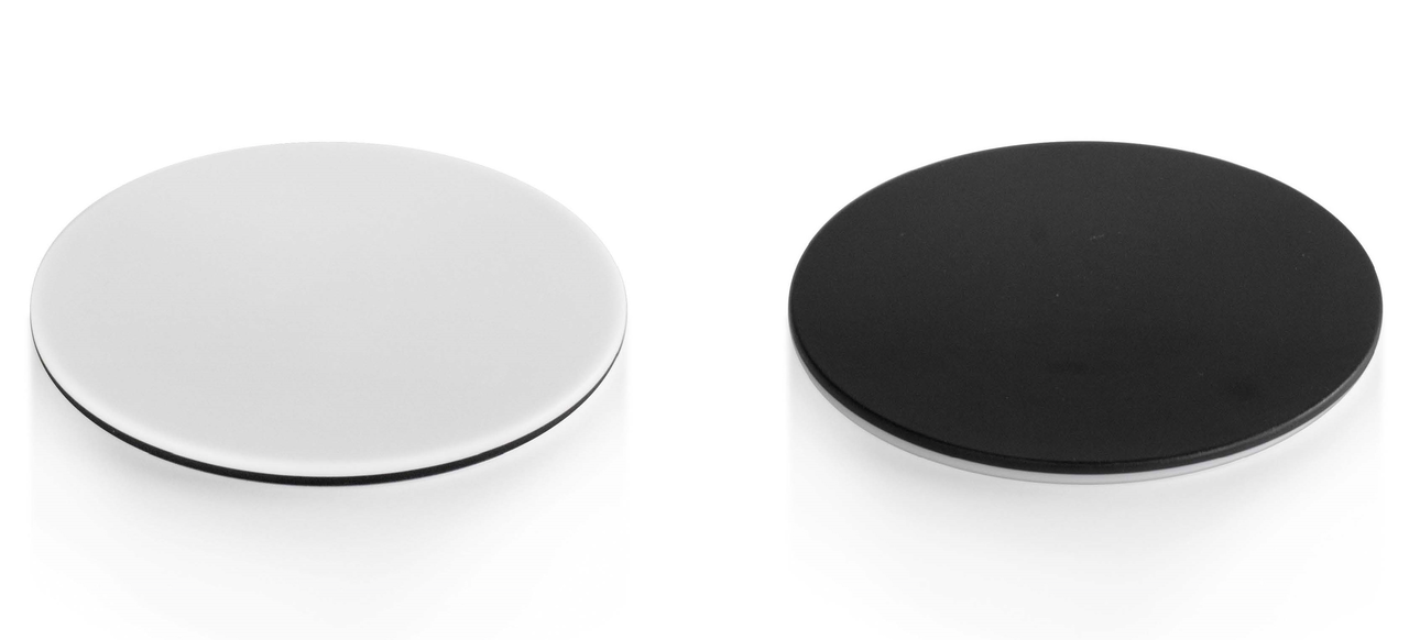 Ständereinsatz Schwarz/Weiß. 95 mm für Stereomikroskope