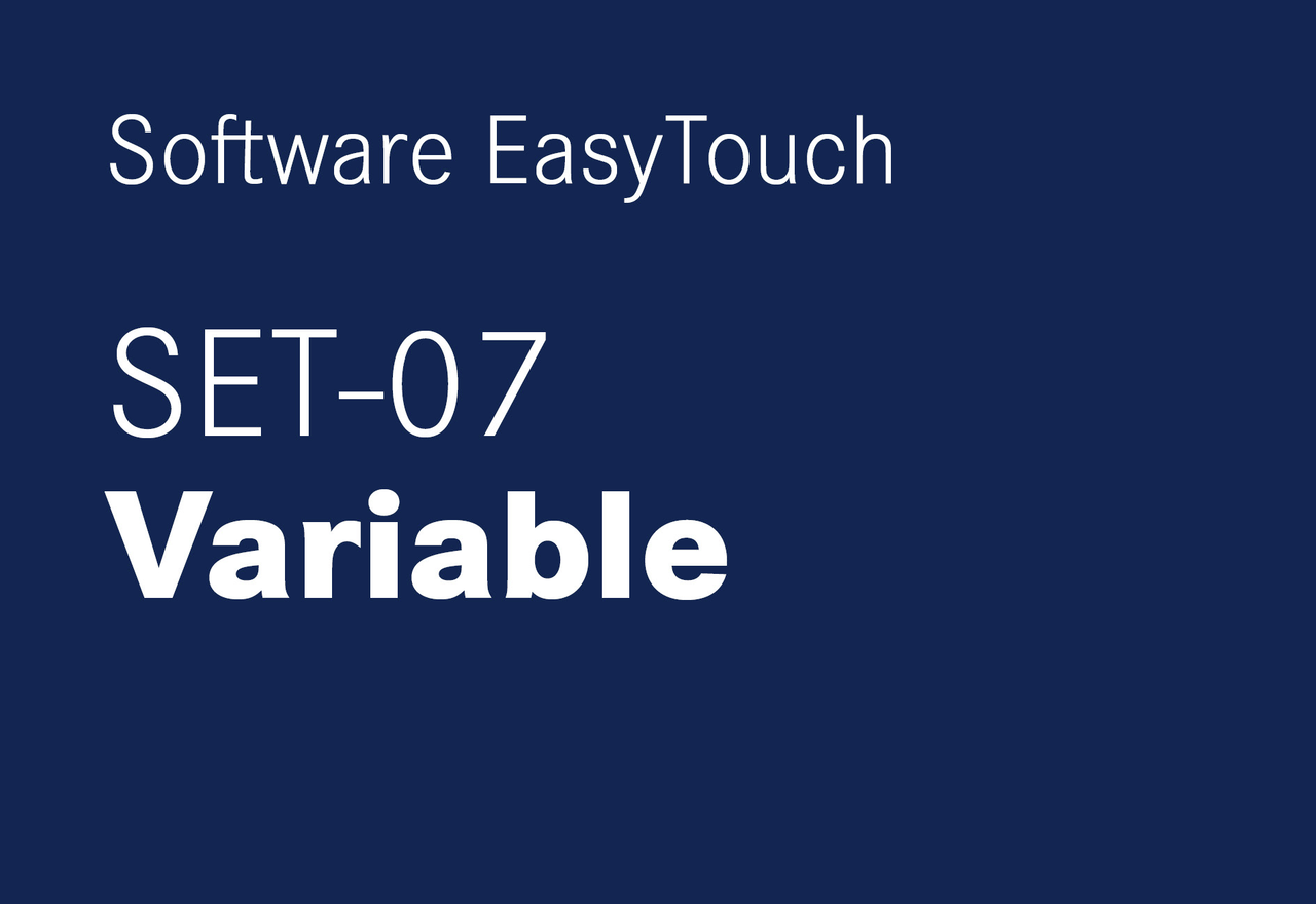 EasyTouch Variable – Freie Variablen