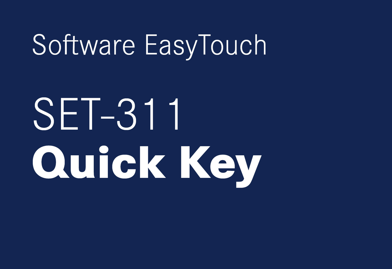 EasyTouch Quick Key – Stammdaten-Objekte schnell und nutzerbezogen auswählen