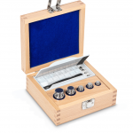 E1 1 g - 100 g Gewichtsatz im Holzetui