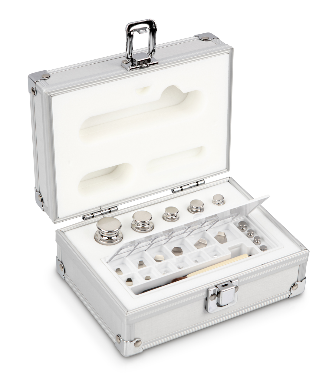 E2 1 mg - 100 g Gewichtsatz im Aluminiumetui