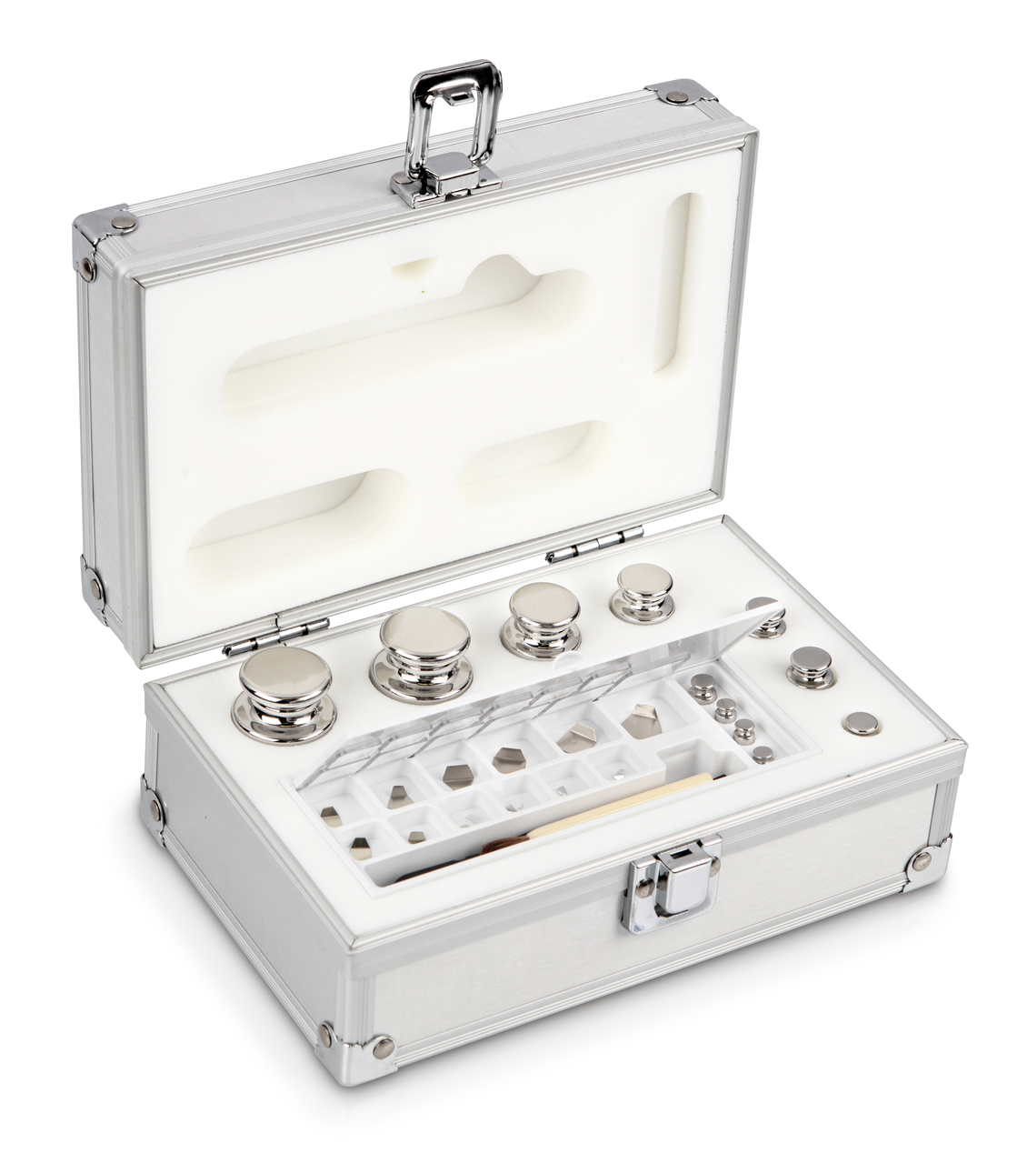 E2 1 mg - 200 g Gewichtsatz im Aluminiumetui