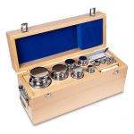 E2 1 mg - 10 kg Gewichtsatz im Holzetui