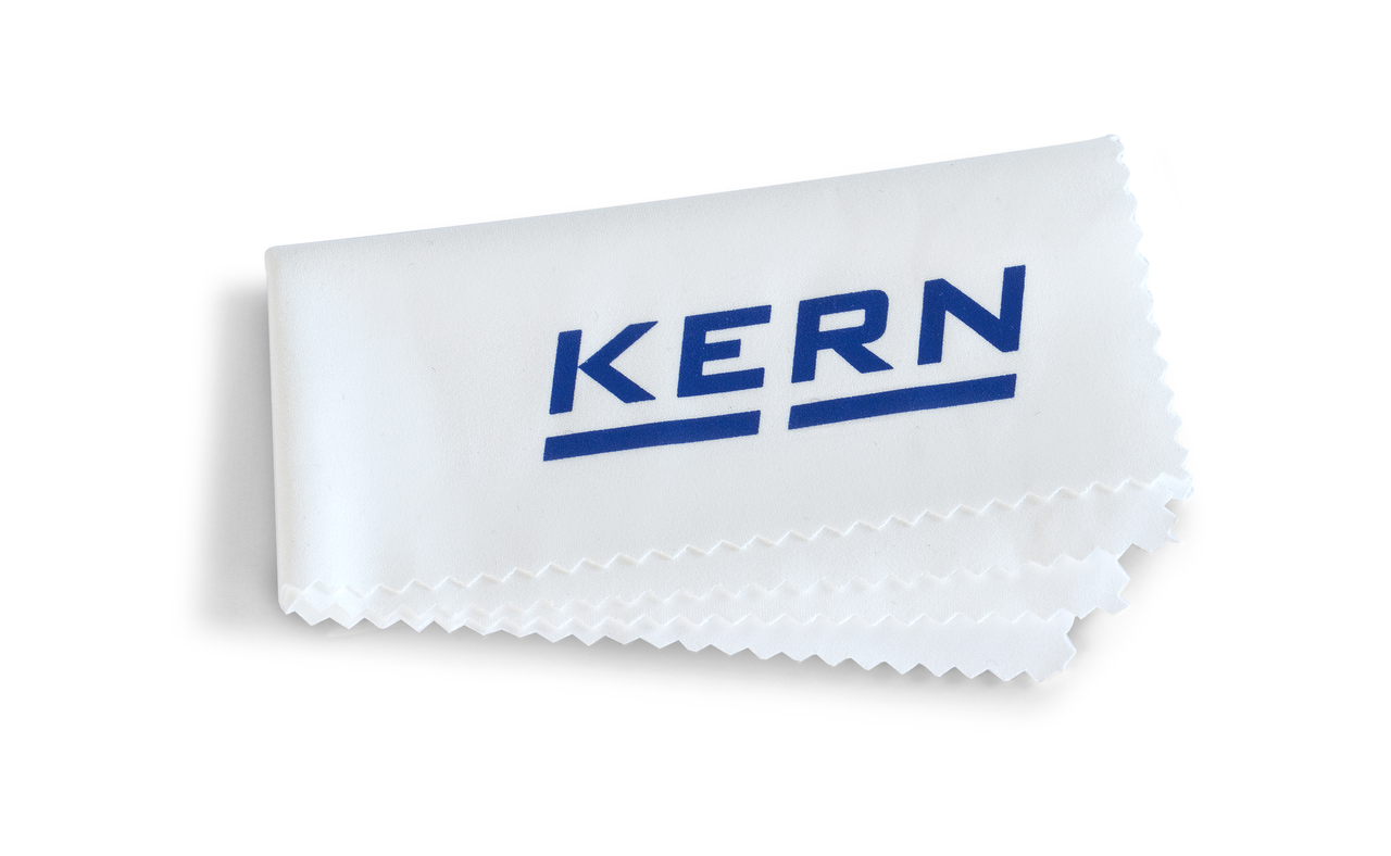 Mikrofasertuch zum Reinigen der Gewichte