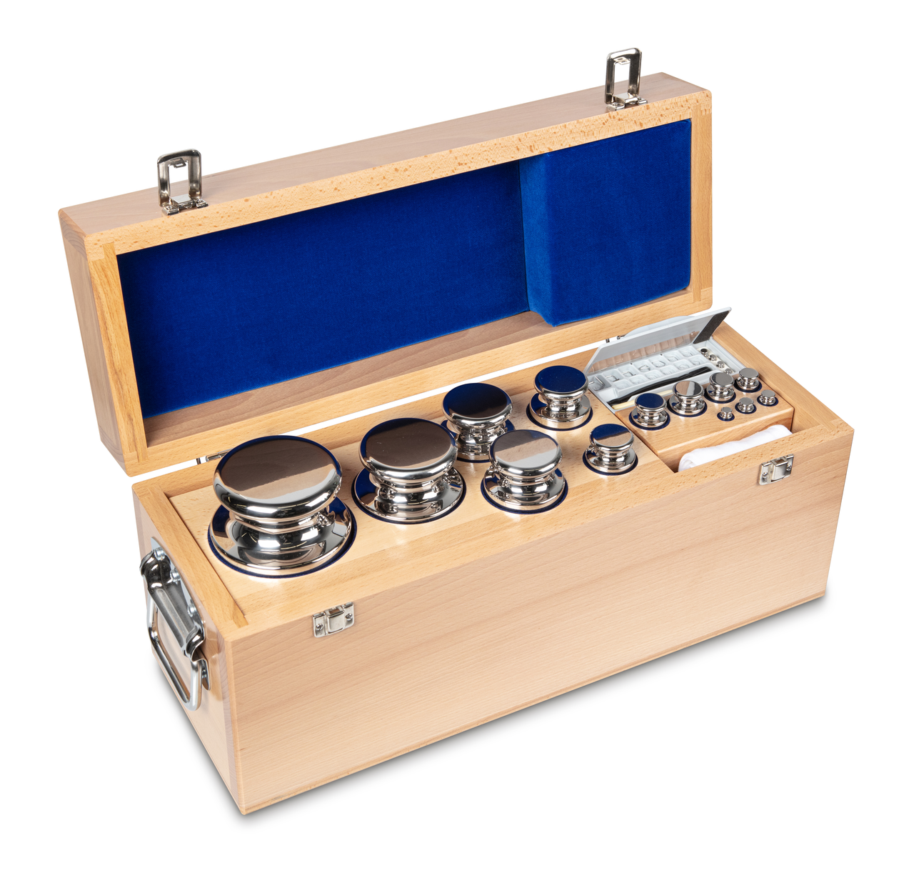 F1 1 mg - 10 kg Gewichtsatz im Holzetui