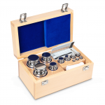 F1 1 g - 2 kg Gewichtsatz im Holzetui