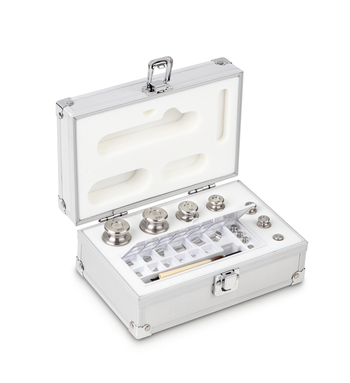 F2 1 mg - 200 g Gewichtsatz im Aluminiumetui