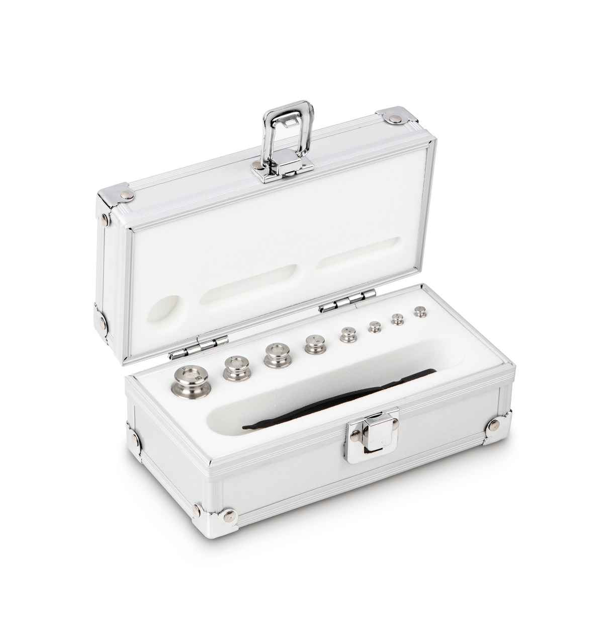 F2 1 g - 50 g Gewichtsatz im Aluminiumetui