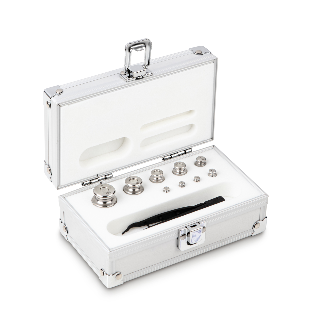 F2 1 g - 100 g Gewichtsatz im Aluminiumetui