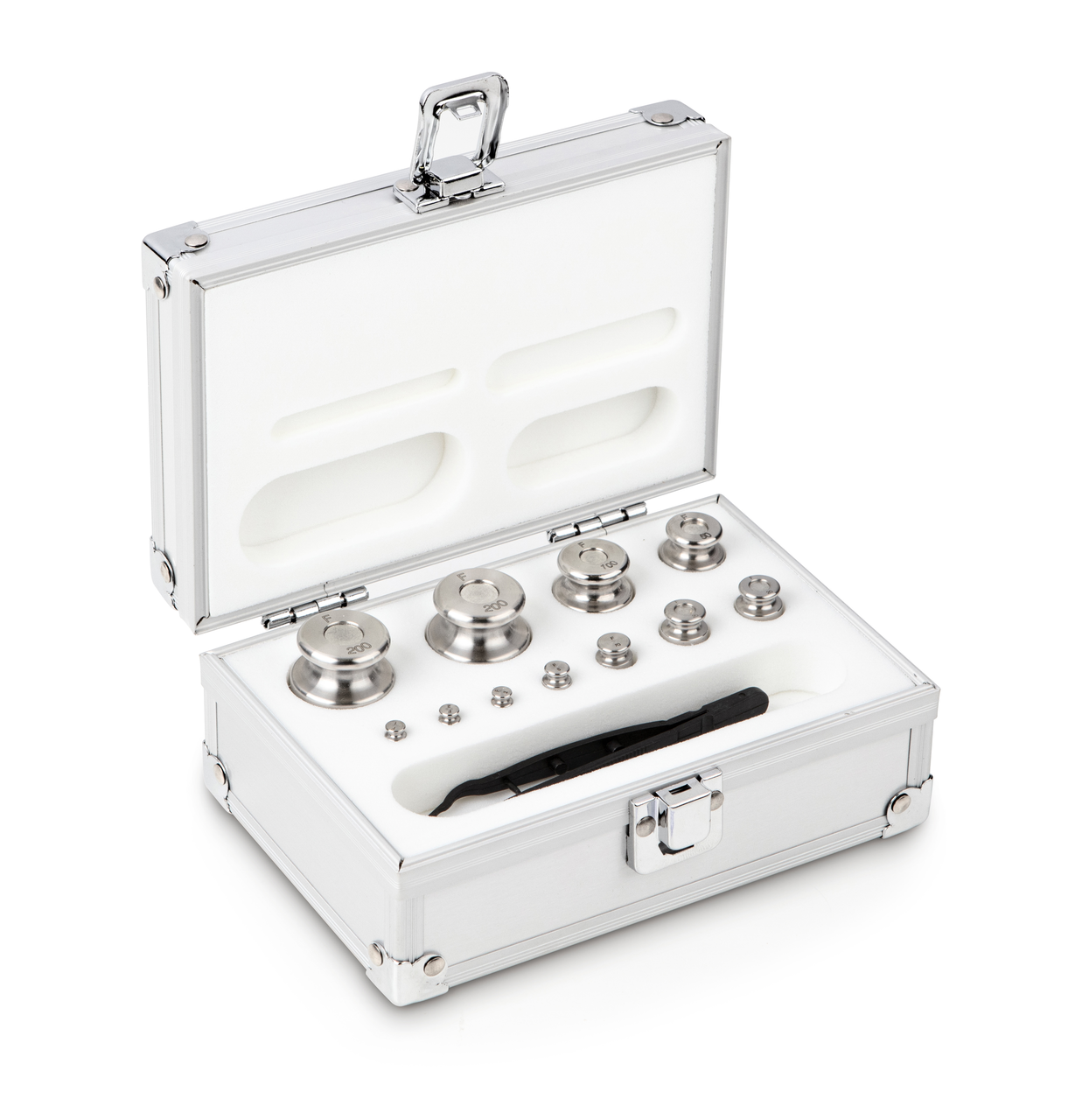 F2 1 g - 200 g Gewichtsatz im Aluminiumetui
