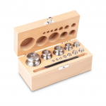 F2 1 g - 500 g Gewichtsatz im Holzetui