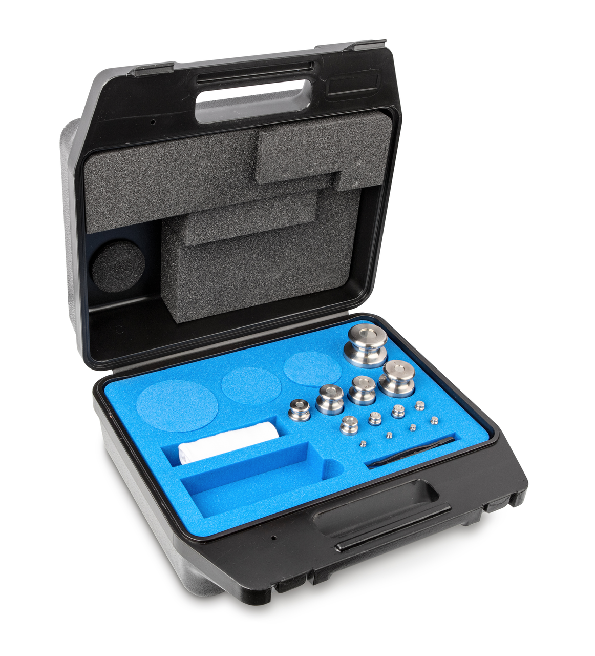 F2 1 g - 1 kg Gewichtsatz im Kunststoff-Etui