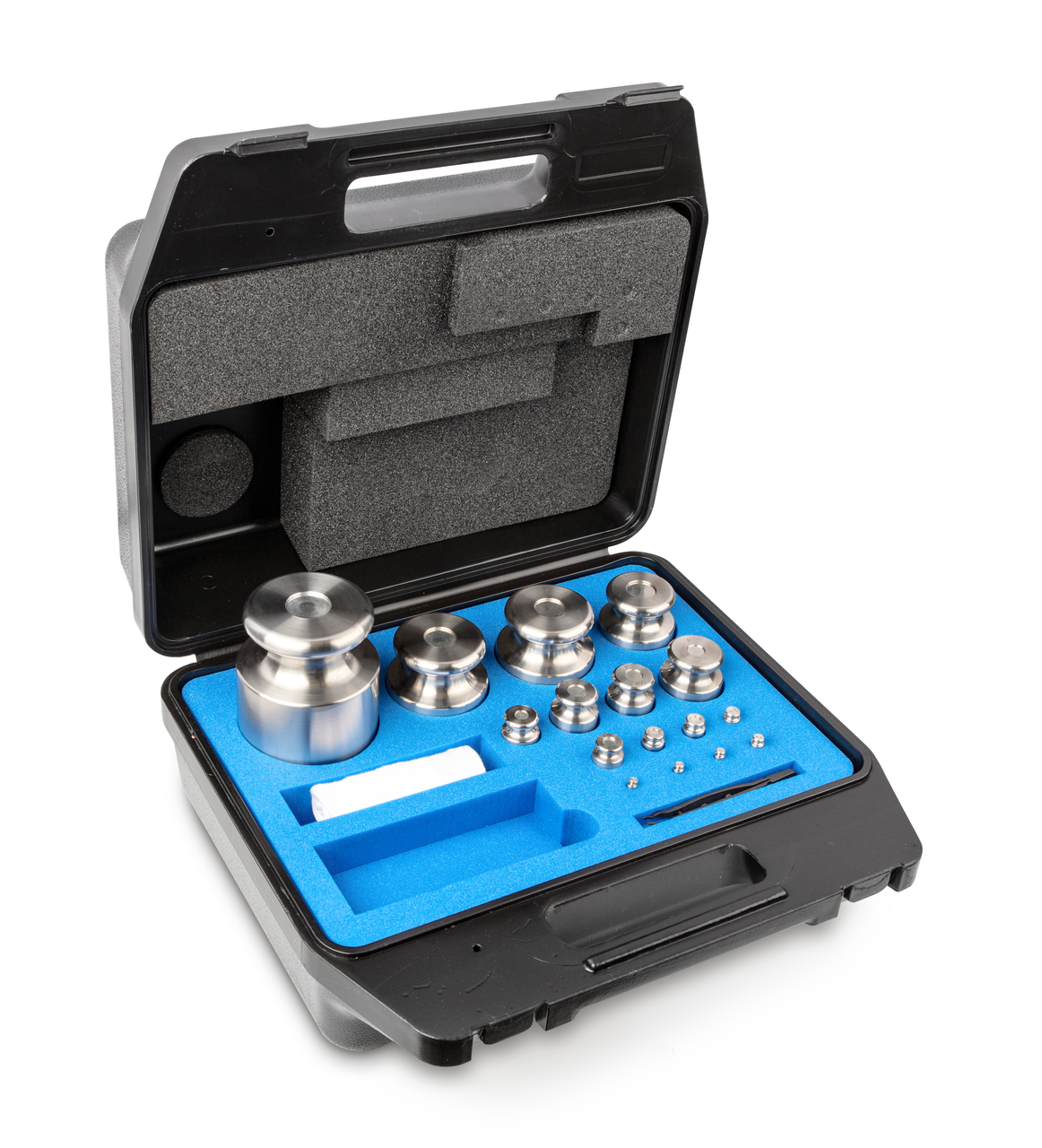 F2 1 g - 5 kg Gewichtsatz im Kunststoff-Etui