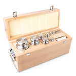 F2 1 g - 10 kg Gewichtsatz im Holzetui