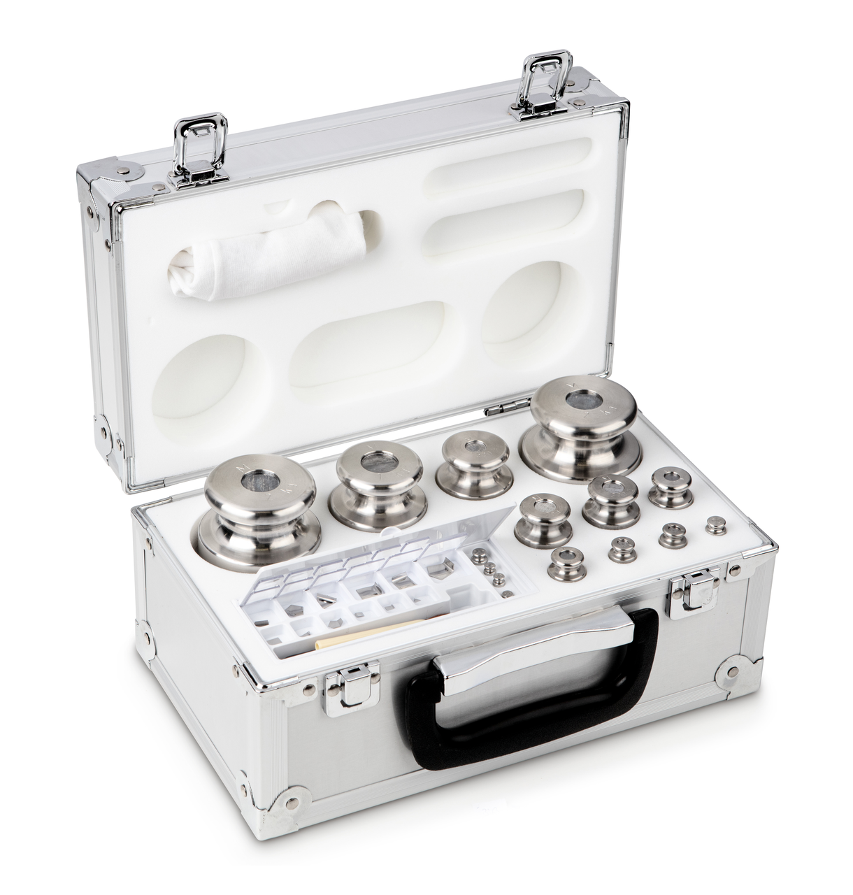 M1 1 mg - 2 kg Gewichtsatz im Aluminiumetui