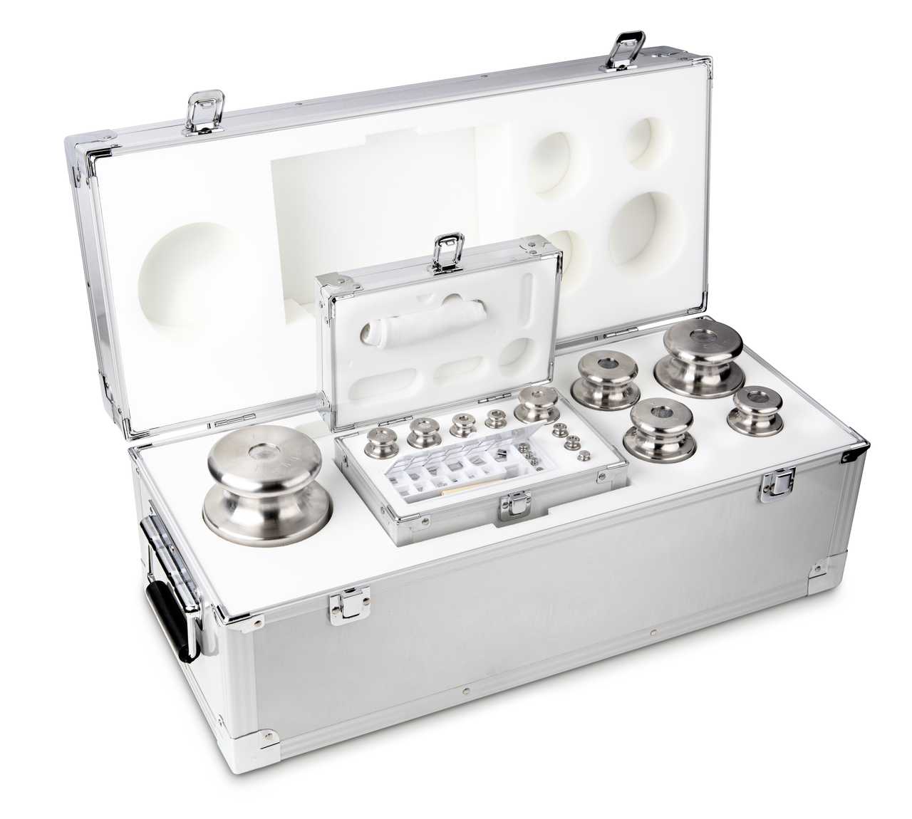 M1 1 mg - 10 kg Gewichtsatz im Aluminiumetui