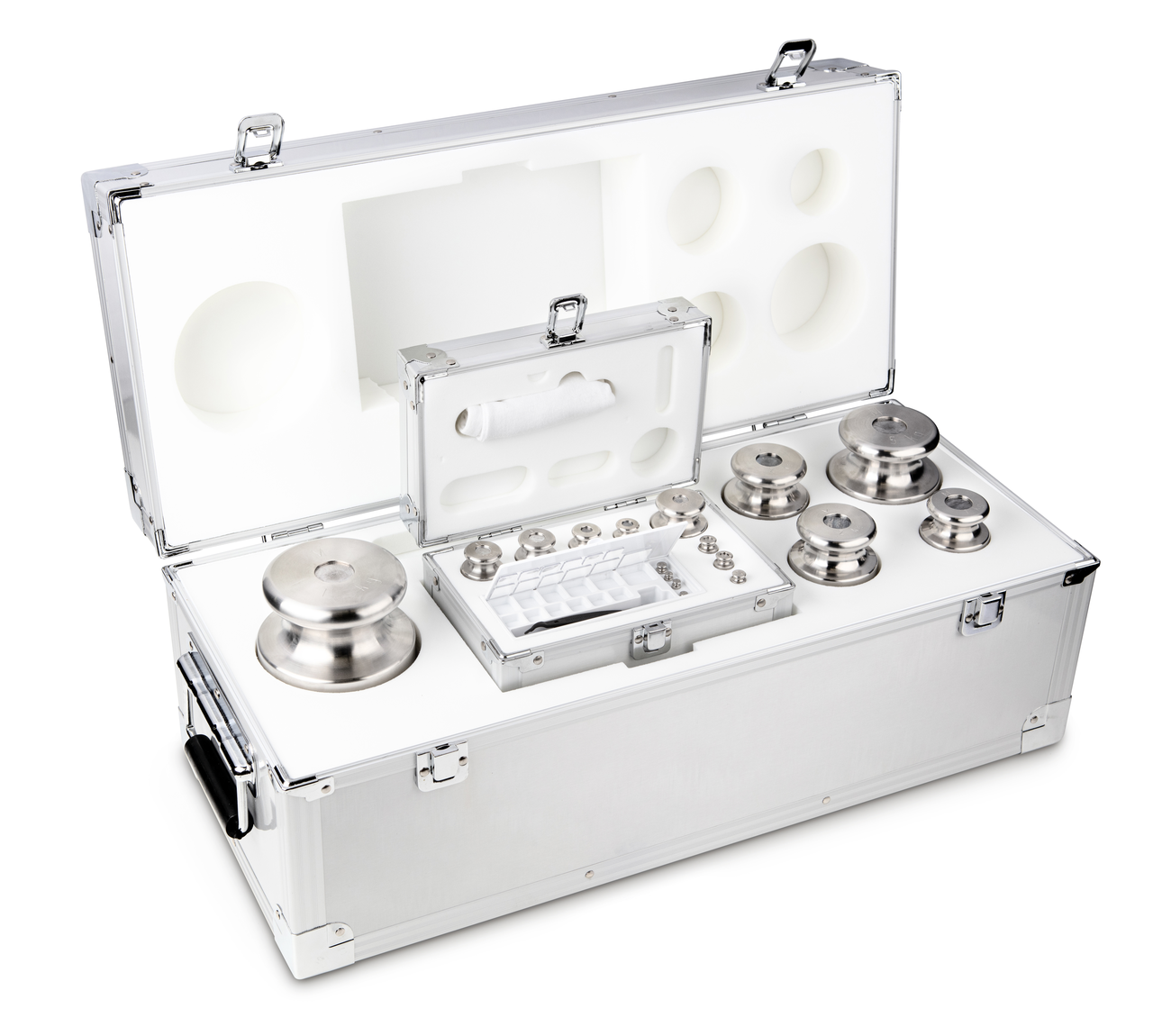 M1 1 g - 10 kg Gewichtsatz im Aluminiumetui