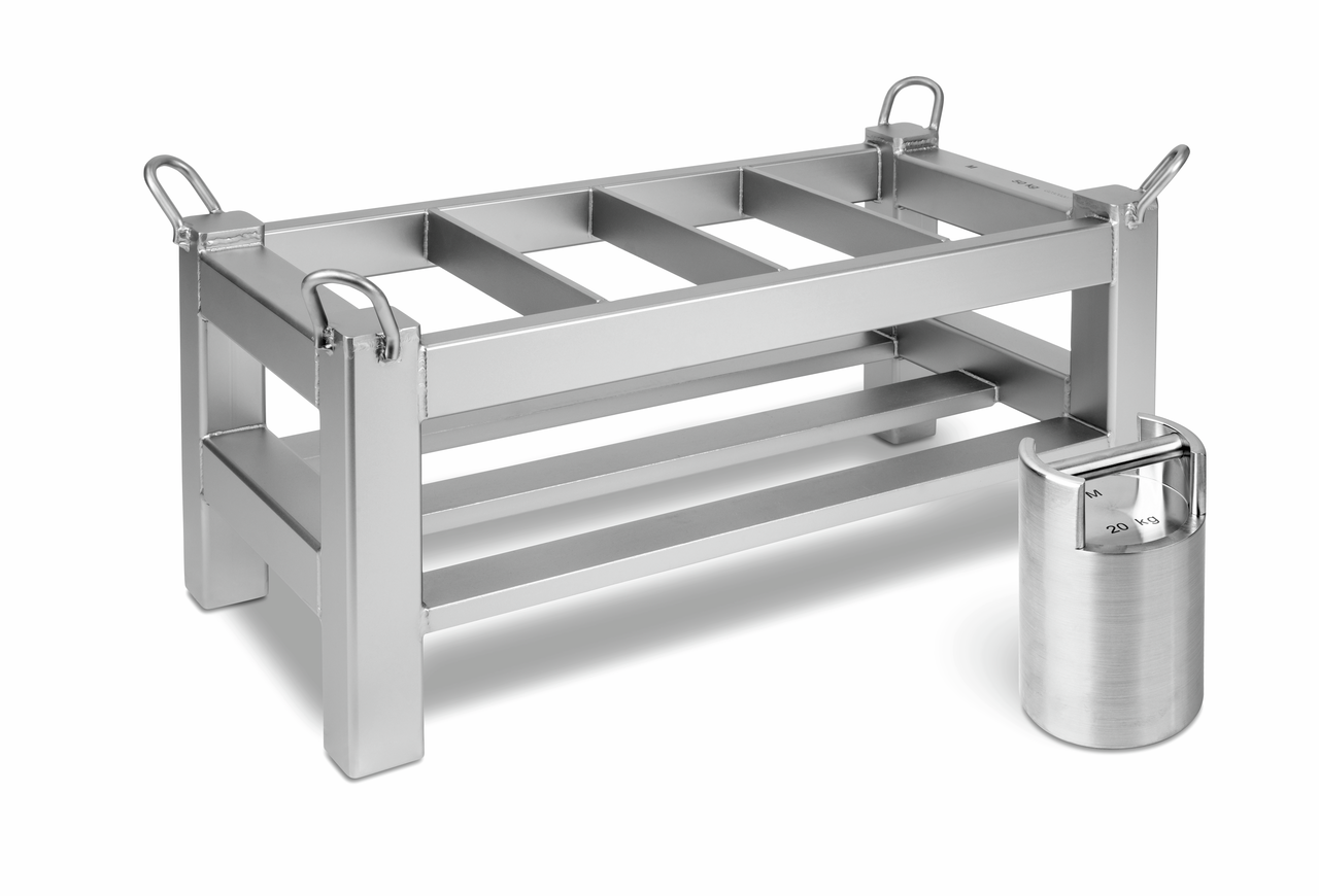 Gewichtskorb 50kg M1 für 200kg Checkweights (10kg / 20kg) - Ges