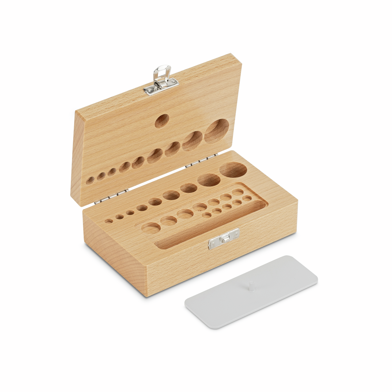 für Nennwerte 1 mg - 100 g 1 mg - 100 g Buche für F2 + M1 + M2