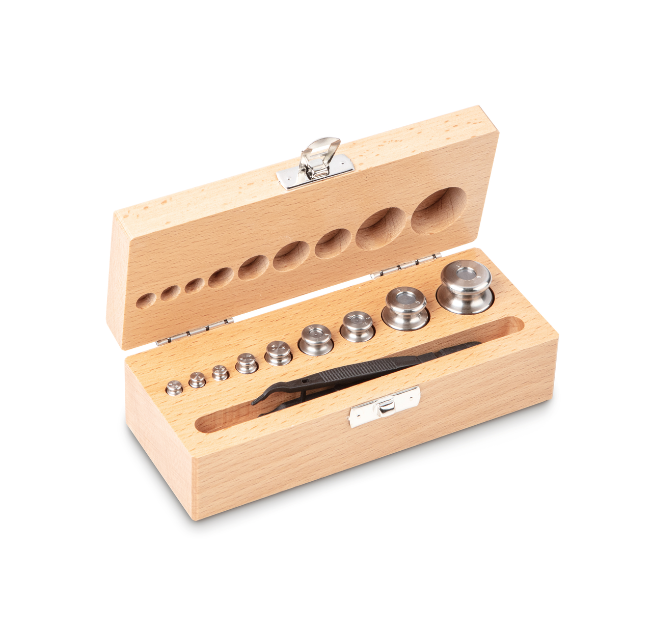 M2 1 g - 50 g Gewichtsatz im Holzetui