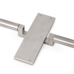 Haltegriff aus Edelstahl mit Kunststoffmantel für KERN FH