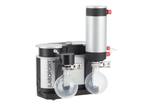 Chemiefestes Vakuumpumpsystem bestehend aus chemiefester Membran-Vakuumpumpe