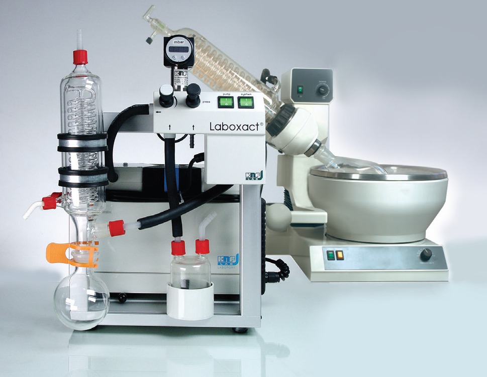 Das Vakuumsystem LABOXACT® ist hervorragend für die zuverlässige Überwachung von Prozessen im Rotationsverdampfer geeignet. Dank seiner geschlossenen