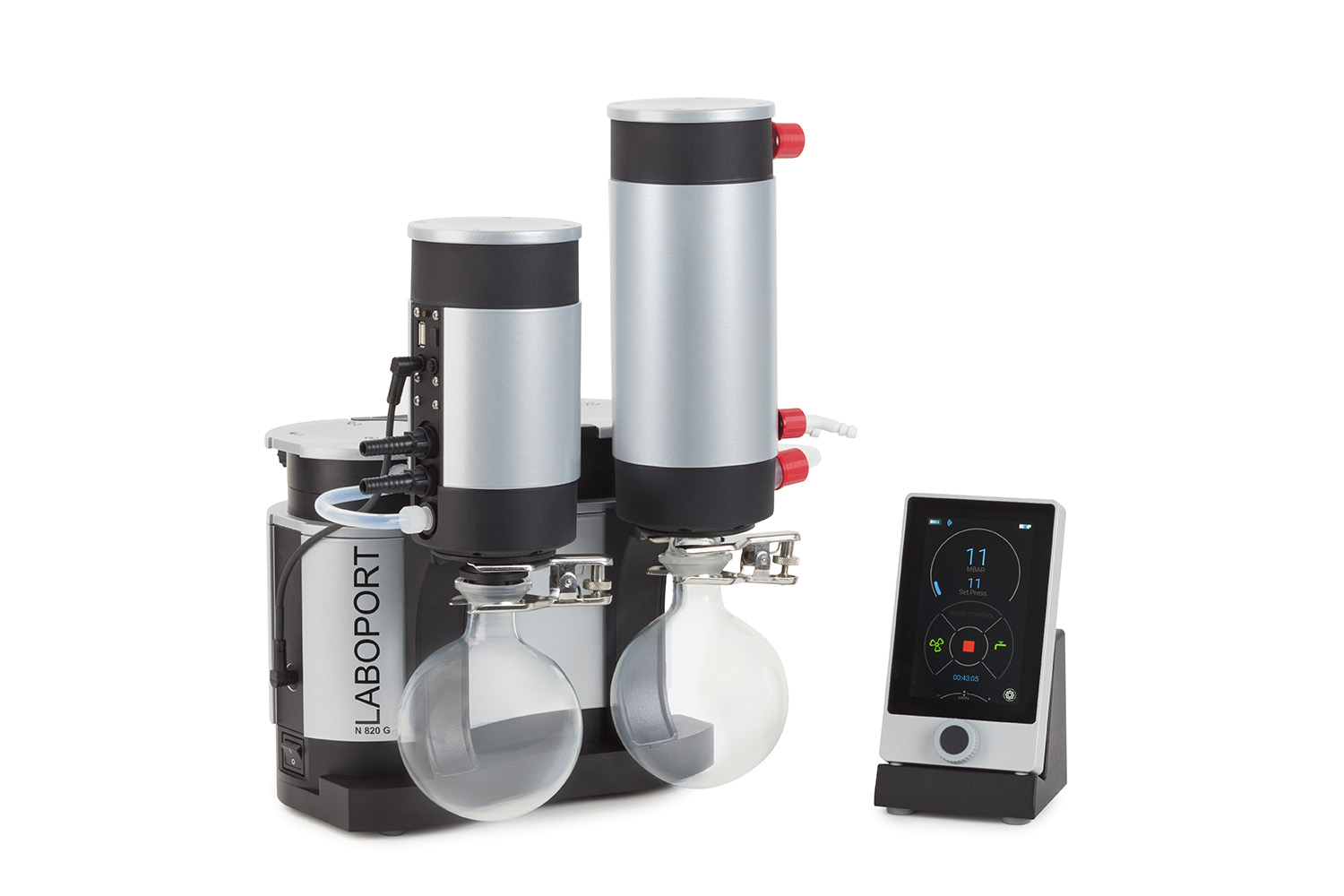 hemiefestes Vakuumpumpsystem bestehend aus chemiefester Membran-Vakuumpumpe