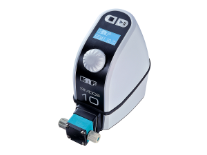 Chemiefeste Membran-Dosierpumpe für Flüssigkeiten. Der Einsatz von chemiefesten Werkstoffen wie z.B. PTFE