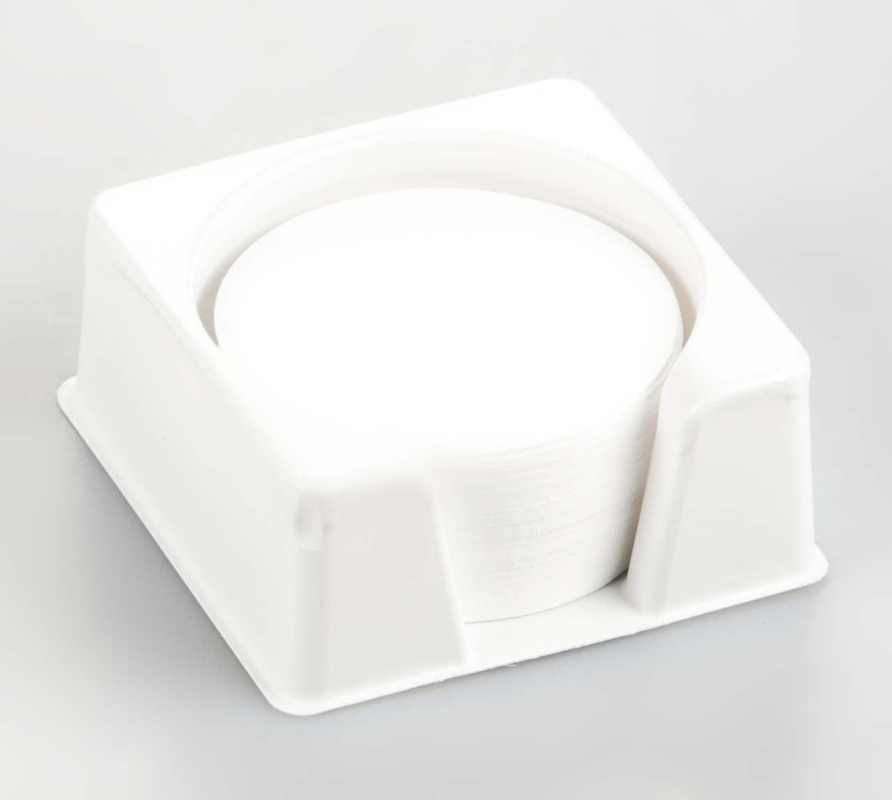 Glasfaser-Rundfilter Gebinde zu 100 Stück hohe mechanische Stabilitätmit organischem Binder