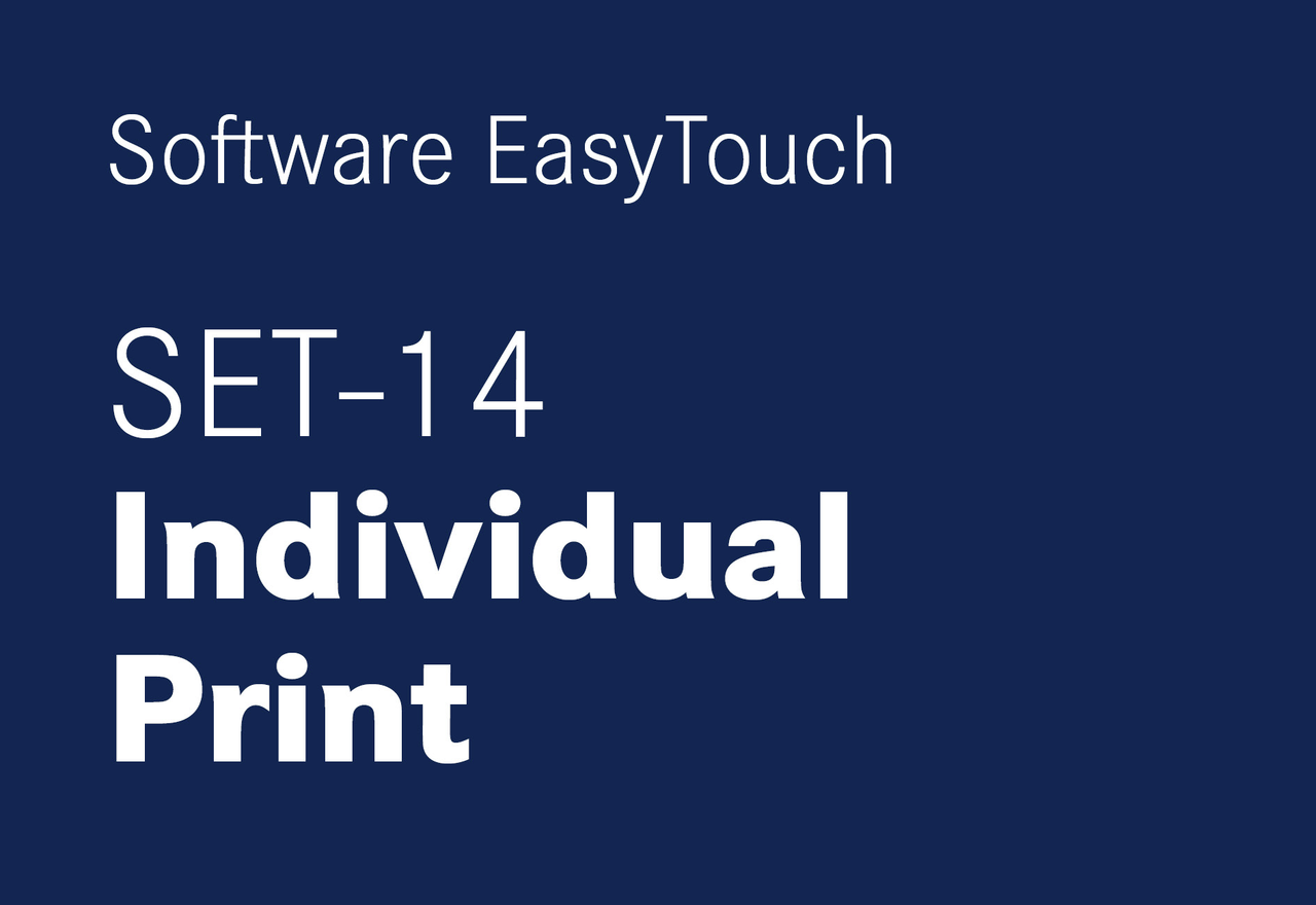 EasyTouch Individual Print - Personalisierbare Ausdrucke